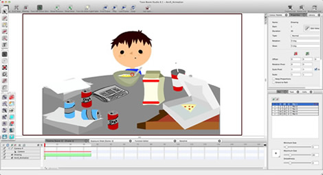 This is a scrrenshot of my animation in toon boom studio